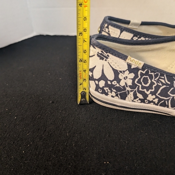 Kate Spade Navy and White Floral Slip-On Sneakers - Picture 6 of 11